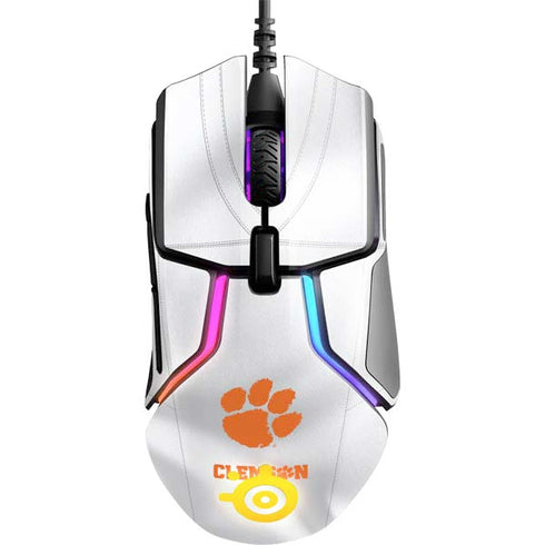 Clemson University White Jersey SteelSeries Rival 600 Gaming Mouse Skin