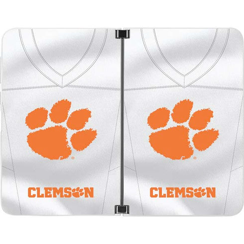 Clemson University White Jersey Surface Duo Skin