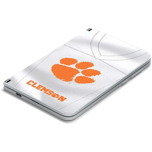 Clemson University White Jersey Surface Duo Skin