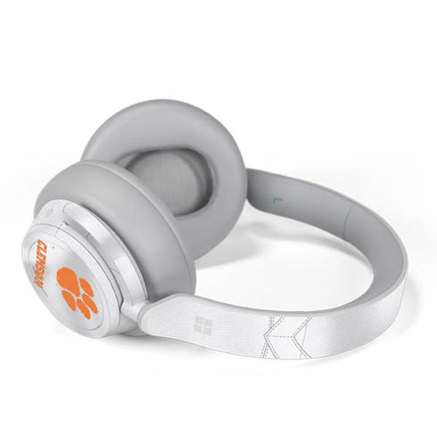 Clemson University White Jersey Surface Headphones Skin
