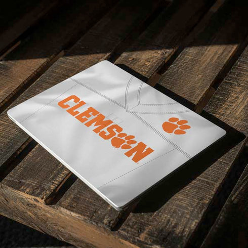 Clemson University White Jersey Surface Laptop 3 13.5in Skin