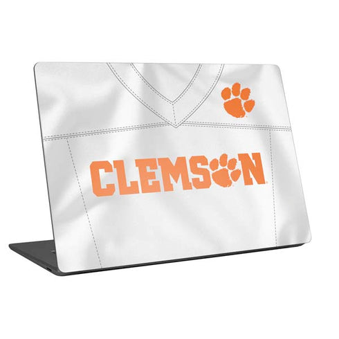 Clemson University White Jersey Universal Laptop 16in (13 x 9.4in) Skin