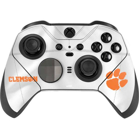 Clemson University White Jersey Xbox Elite Wireless Controller Series 2 Skin