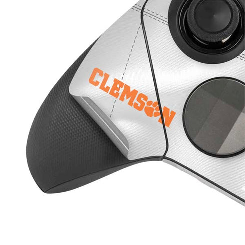 Clemson University White Jersey Xbox Elite Wireless Controller Series 2 Skin