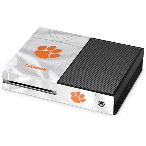 Clemson University White Jersey Xbox One Skins