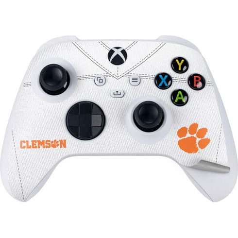 Clemson University White Jersey Xbox Series S Bundle Skin