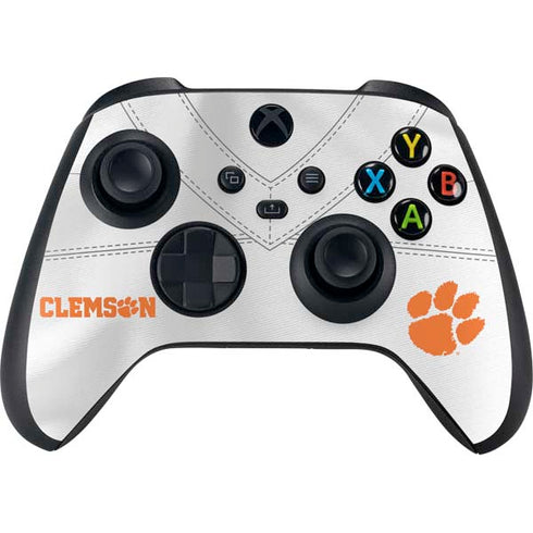 Clemson University White Jersey Xbox Series X Controller Skin