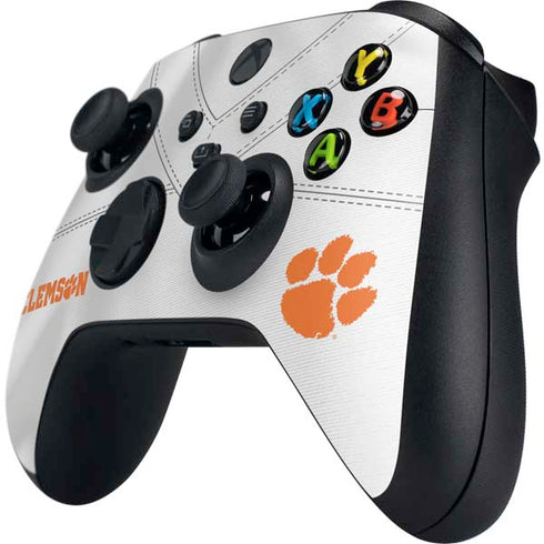 Clemson University White Jersey Xbox Series X Controller Skin