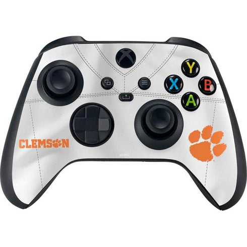 Clemson University White Jersey XBox Series X Digital Edition Bundle Skin
