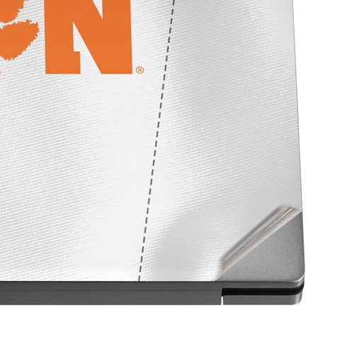 Clemson University White Jersey Dell XPS Skin