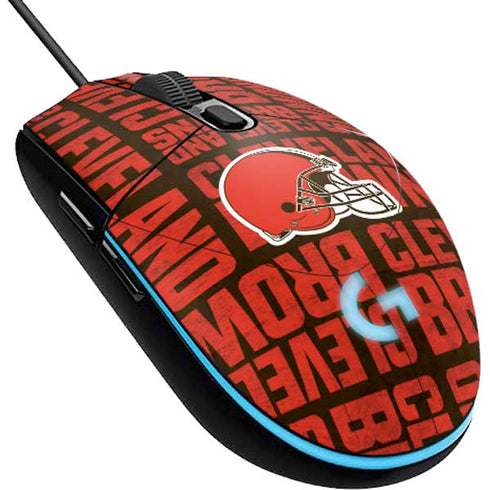 NFL Cleveland Browns - Blast G203 Prodigy RGB Wired Gaming Mouse Skin
