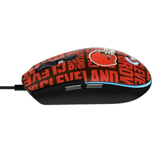NFL Cleveland Browns - Blast G203 Prodigy RGB Wired Gaming Mouse Skin