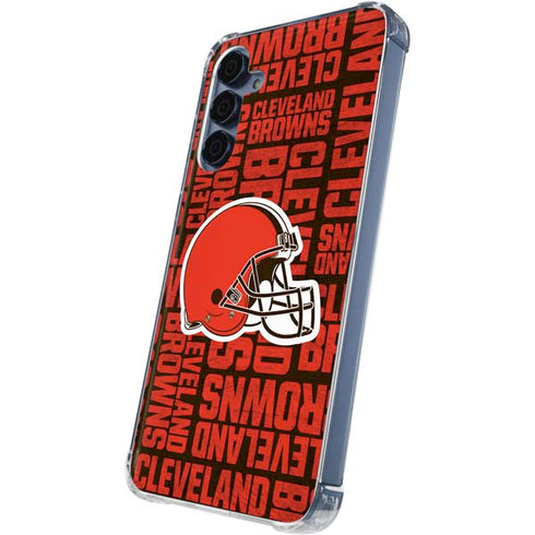 NFL Cleveland Browns - Blast Galaxy A55 5G Clear Case