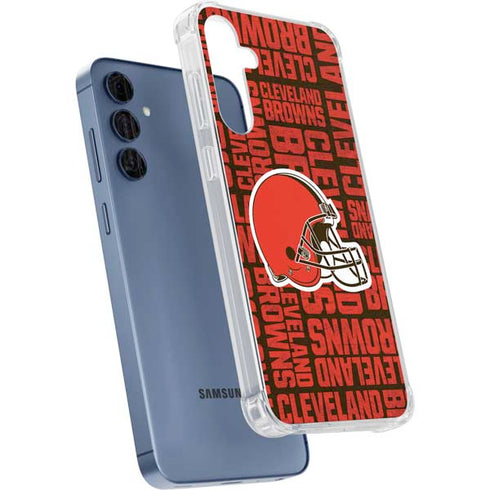 NFL Cleveland Browns - Blast Galaxy A55 5G Clear Case