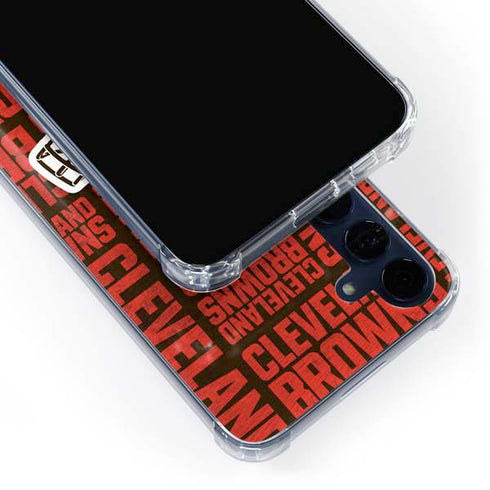 NFL Cleveland Browns - Blast Galaxy A55 5G Clear Case