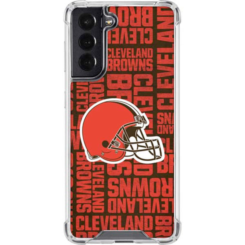 NFL Cleveland Browns - Blast Galaxy S22 Clear Case