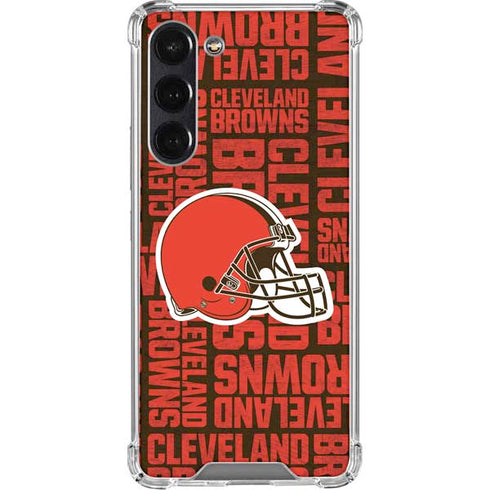 NFL Cleveland Browns - Blast Galaxy S24 FE Clear Case