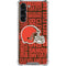 NFL Cleveland Browns - Blast Galaxy S24 FE Clear Case