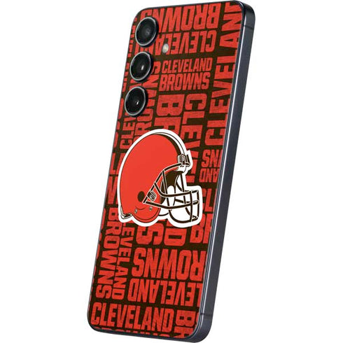 NFL Cleveland Browns - Blast Galaxy S24 Plus Skin