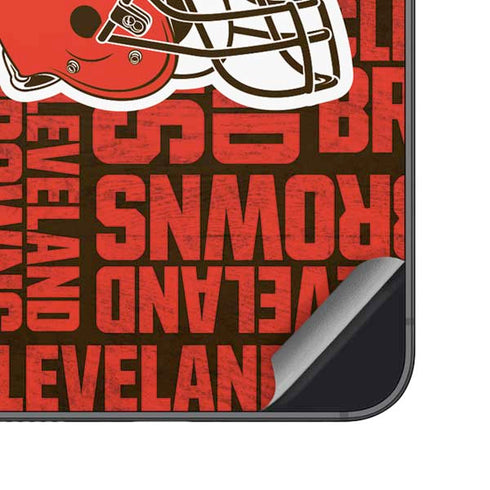 NFL Cleveland Browns - Blast Galaxy S24 Plus Skin