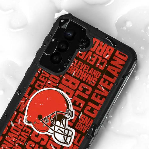 NFL Cleveland Browns - Blast Galaxy S24 Plus Waterproof Case