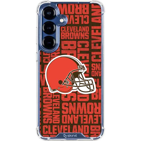 NFL Cleveland Browns - Blast Galaxy S25 Plus Clear Case