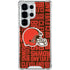 NFL Cleveland Browns - Blast Galaxy S25 Ultra Clear Case