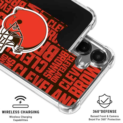 NFL Cleveland Browns - Blast Galaxy S26 Plus Clear Case