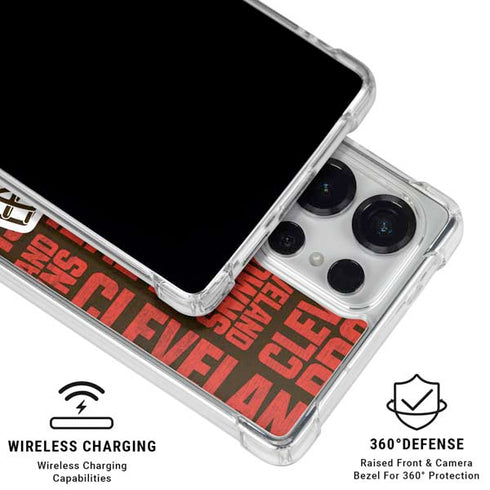 NFL Cleveland Browns - Blast Galaxy S26 Ultra Clear Case