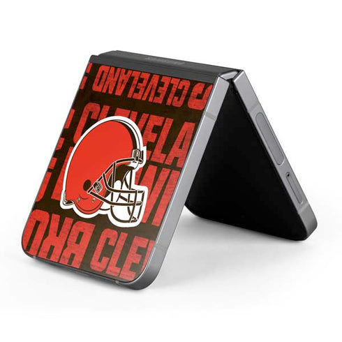 NFL Cleveland Browns - Blast Galaxy Z Flip6 Skin