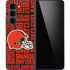 NFL Cleveland Browns - Blast Galaxy Z Fold5 5G Skin