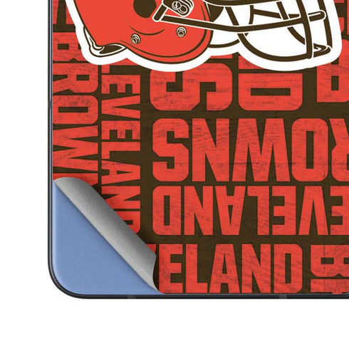 NFL Cleveland Browns - Blast Galaxy Z Fold5 5G Skin