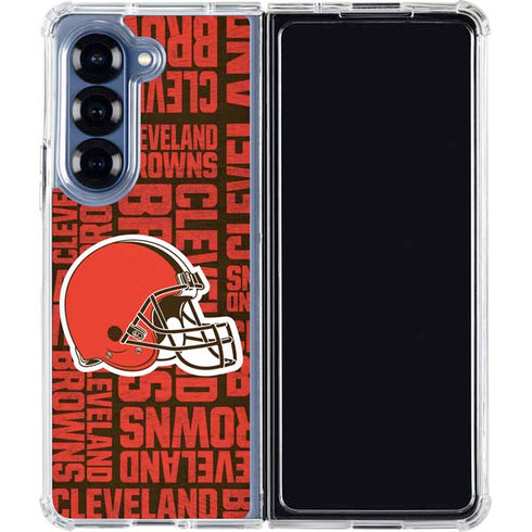NFL Cleveland Browns - Blast Galaxy Z Fold6 Clear Case
