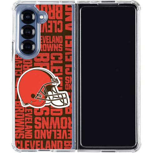 NFL Cleveland Browns - Blast Galaxy Z Fold7 Clear Case