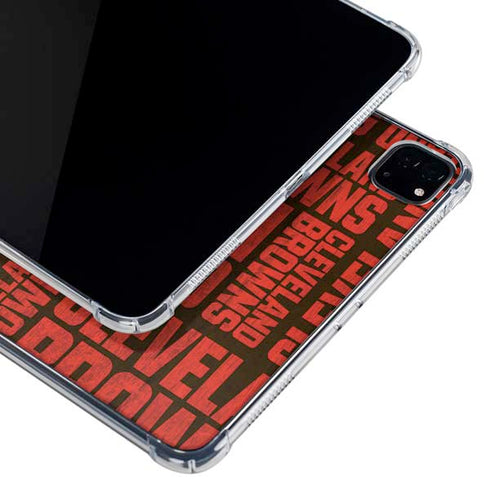 NFL Cleveland Browns - Blast iPad Pro 11in (2024) Clear Case