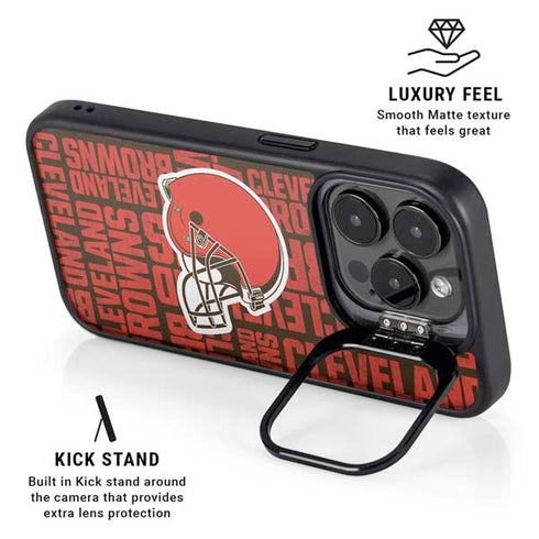 NFL Cleveland Browns - Blast iPhone 14 Pro Max Kickstand Case