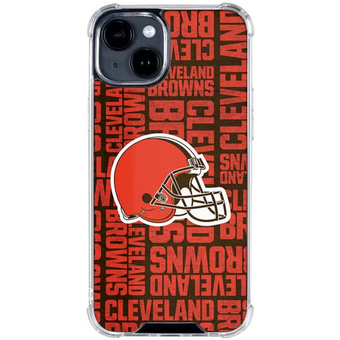 NFL Cleveland Browns - Blast iPhone 15 Clear Case