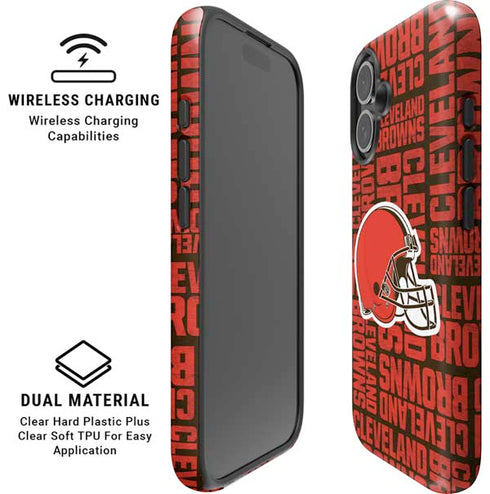 NFL Cleveland Browns - Blast iPhone 16 Magsafe Impact Case