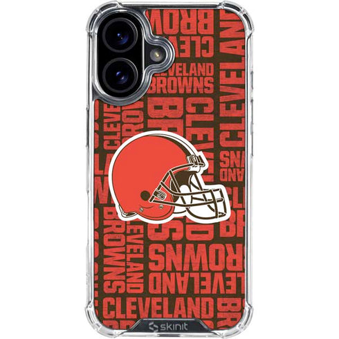 NFL Cleveland Browns - Blast iPhone 16 Plus Clear Case