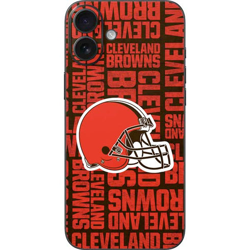NFL Cleveland Browns - Blast iPhone 16 Plus Skin
