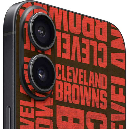 NFL Cleveland Browns - Blast iPhone 16 Plus Skin