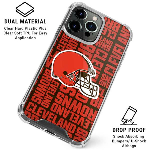 NFL Cleveland Browns - Blast iPhone 16 Pro Max Clear Case