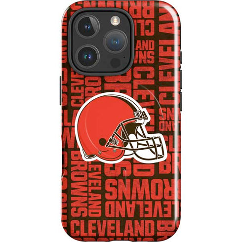 NFL Cleveland Browns - Blast iPhone 16 Pro Max Magsafe Impact Case