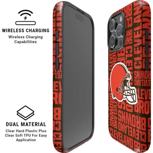 NFL Cleveland Browns - Blast iPhone 16 Pro Max Magsafe Impact Case