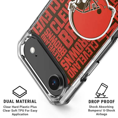 NFL Cleveland Browns - Blast iPhone 17 Air Clear Case