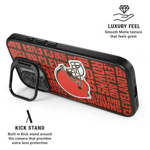 NFL Cleveland Browns - Blast iPhone 17 Kickstand Case