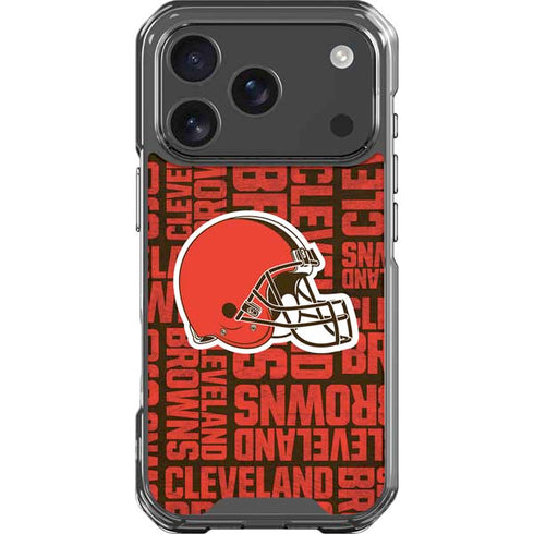 NFL Cleveland Browns - Blast iPhone 17 Pro Clear Case