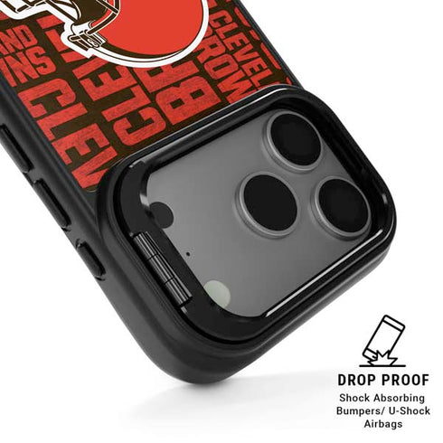 NFL Cleveland Browns - Blast iPhone 17 Pro Kickstand Case