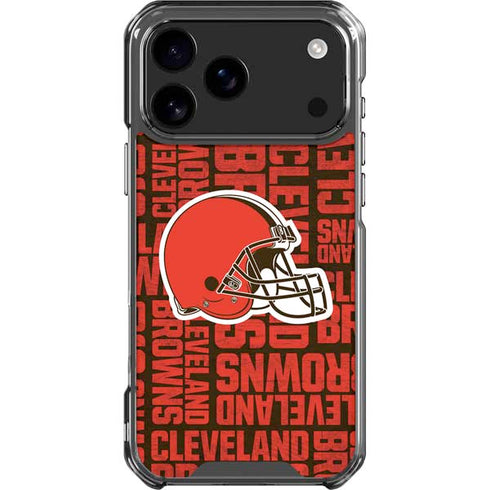 NFL Cleveland Browns - Blast iPhone 17 Pro Max Clear Case