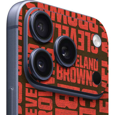 NFL Cleveland Browns - Blast iPhone 17 Pro Max Skin